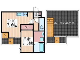 GRANDTIC　R．I青崎の物件間取画像